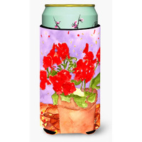 Flower - Geranium  Tall Boy Beverage Insulator Beverage Insulator Hugger