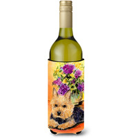 Norwich Terrier Wine Bottle Beverage Insulator Beverage Insulator Hugger SS8297LITERK
