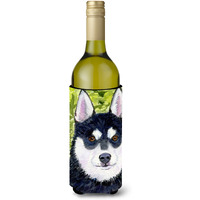 Klee Kai Wine Bottle Beverage Insulator Beverage Insulator Hugger SS8696LITERK