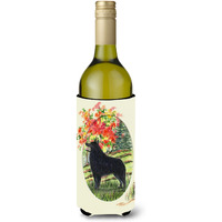 Schipperke Wine Bottle Beverage Insulator Beverage Insulator Hugger