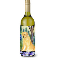 Golden Retriever Wine Bottle Beverage Insulator Beverage Insulator Hugger SS8111LITERK