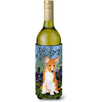 Basenji Wine Bottle Beverage Insulator Beverage Insulator Hugger SS8108LITERK