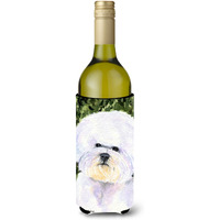 Bichon Frise Wine Bottle Beverage Insulator Beverage Insulator Hugger SS8829LITERK