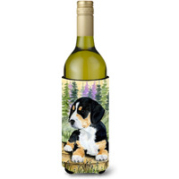 Entlebucher Mountain Dog Wine Bottle Beverage Insulator Beverage Insulator Hugger SS8132LITERK