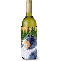 Sheltie Wine Bottle Beverage Insulator Beverage Insulator Hugger SS8142LITERK