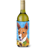 Basenji Wine Bottle Beverage Insulator Beverage Insulator Hugger SC9054LITERK