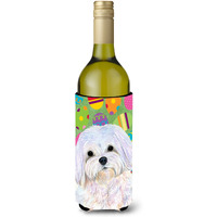 Maltese Easter Eggtravaganza Wine Bottle Beverage Insulator Beverage Insulator Hugger SS4827LITERK
