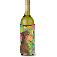 Doberman Easter Eggtravaganza Wine Bottle Beverage Insulator Beverage Insulator Hugger SS4824LITERK