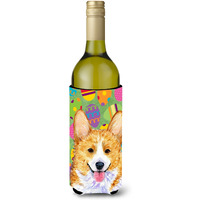 Corgi Easter Eggtravaganza Wine Bottle Beverage Insulator Beverage Insulator Hugger SS4831LITERK