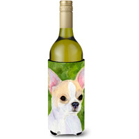 Chihuahua Wine Bottle Beverage Insulator Beverage Insulator Hugger SS8786LITERK