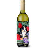 Bernese Mountain Dog Wine Bottle Beverage Insulator Beverage Insulator Hugger SS8583LITERK