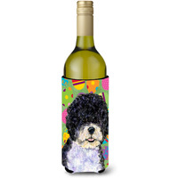 Portuguese Water Dog Easter Eggtravaganza Wine Bottle Beverage Insulator Beverage Insulator Hugger