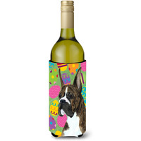 Boxer Easter Eggtravaganza Wine Bottle Beverage Insulator Beverage Insulator Hugger SS4853LITERK