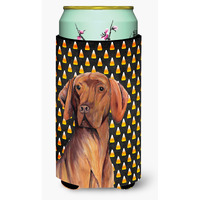 Vizsla Candy Corn Halloween Portrait  Tall Boy Beverage Insulator Beverage Insulator Hugger
