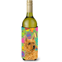 Norwich Terrier Easter Eggtravaganza Wine Bottle Beverage Insulator Beverage Insulator Hugger