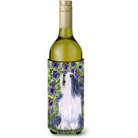 Bearded Collie Wine Bottle Beverage Insulator Beverage Insulator Hugger SS8602LITERK