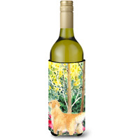 Golden Retriever Wine Bottle Beverage Insulator Beverage Insulator Hugger SS8886LITERK