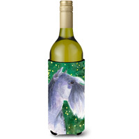 Schnauzer Wine Bottle Beverage Insulator Beverage Insulator Hugger SS1052LITERK
