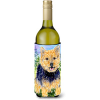 Norwich Terrier Wine Bottle Beverage Insulator Beverage Insulator Hugger SS8894LITERK