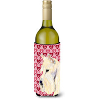 Scottish Terrier Hearts Love Valentine's Day  Wine Bottle Beverage Insulator Beverage Insulator Hugger