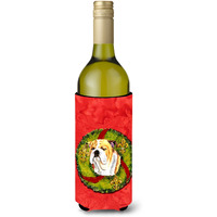 Bulldog English Wine Bottle Beverage Insulator Beverage Insulator Hugger SC9098LITERK