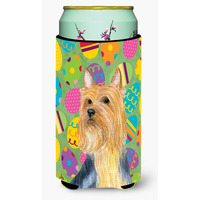 Silky Terrier Easter Eggtravaganza  Tall Boy Beverage Insulator Beverage Insulator Hugger