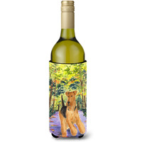 Airedale Wine Bottle Beverage Insulator Beverage Insulator Hugger SS8208LITERK
