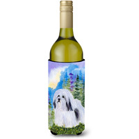 Havanese Wine Bottle Beverage Insulator Beverage Insulator Hugger