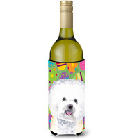 Bichon Frise Easter Eggtravaganza Wine Bottle Beverage Insulator Beverage Insulator Hugger