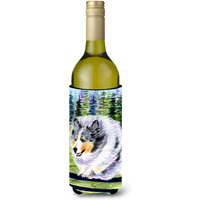 Sheltie Wine Bottle Beverage Insulator Beverage Insulator Hugger SS8305LITERK