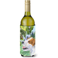 Jack Russell Terrier Wine Bottle Beverage Insulator Beverage Insulator Hugger SS8211LITERK