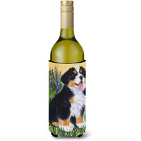 Bernese Mountain Dog Wine Bottle Beverage Insulator Beverage Insulator Hugger SS8215LITERK