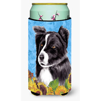 Border Collie  Tall Boy Beverage Insulator Beverage Insulator Hugger