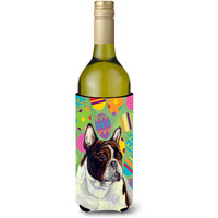 French Bulldog Easter Eggtravaganza Wine Bottle Beverage Insulator Beverage Insulator Hugger