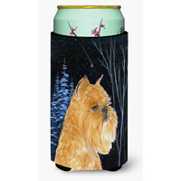 Starry Night Brussels Griffon  Tall Boy Beverage Insulator Beverage Insulator Hugger