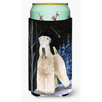 Starry Night Wheaten Terrier Soft Coated  Tall Boy Beverage Insulator Beverage Insulator Hugger