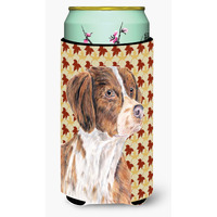 "Caroline's Treasures Brittany Fall Leaves Portrait Koozie Hugger, Tall, Multicolor"