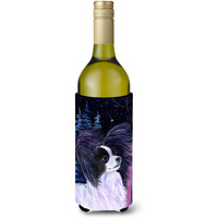 Starry Night Papillon Wine Bottle Beverage Insulator Beverage Insulator Hugger