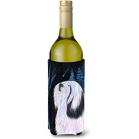 Tibetan Terrier Wine Bottle Beverage Insulator Beverage Insulator Hugger