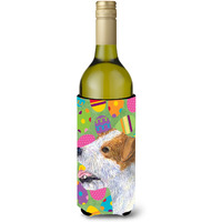 Jack Russell Terrier Easter Eggtravaganza Wine Bottle Beverage Insulator Beverage Insulator Hugger