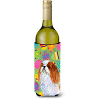 English Toy Spaniel Easter Eggtravaganza Wine Bottle Beverage Insulator Beverage Insulator Hugger