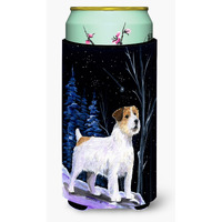Starry Night Jack Russell Terrier  Tall Boy Beverage Insulator Beverage Insulator Hugger
