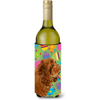 Sussex Spaniel Easter Eggtravaganza Wine Bottle Beverage Insulator Beverage Insulator Hugger