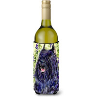 Bouvier des Flandres Wine Bottle Beverage Insulator Beverage Insulator Hugger SS8853LITERK