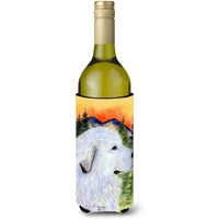 Great Pyrenees Wine Bottle Beverage Insulator Beverage Insulator Hugger SS8236LITERK