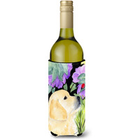 Golden Retriever Wine Bottle Beverage Insulator Beverage Insulator Hugger SS8245LITERK