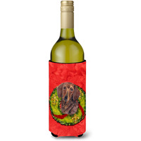 Dachshund Wine Bottle Beverage Insulator Beverage Insulator Hugger SC9105LITERK