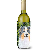 Australian Shepherd Wine Bottle Beverage Insulator Beverage Insulator Hugger SS8731LITERK