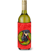 Doberman Wine Bottle Beverage Insulator Beverage Insulator Hugger SC9106LITERK