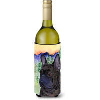 French Bulldog Wine Bottle Beverage Insulator Beverage Insulator Hugger SS8257LITERK